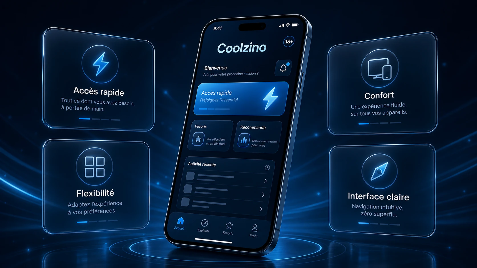 Les avantages de Coolzino Application